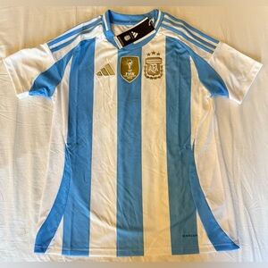 Adidas Argentina National Team Home 23/24 Soccer Jersey IP8386 Women’s Sz
